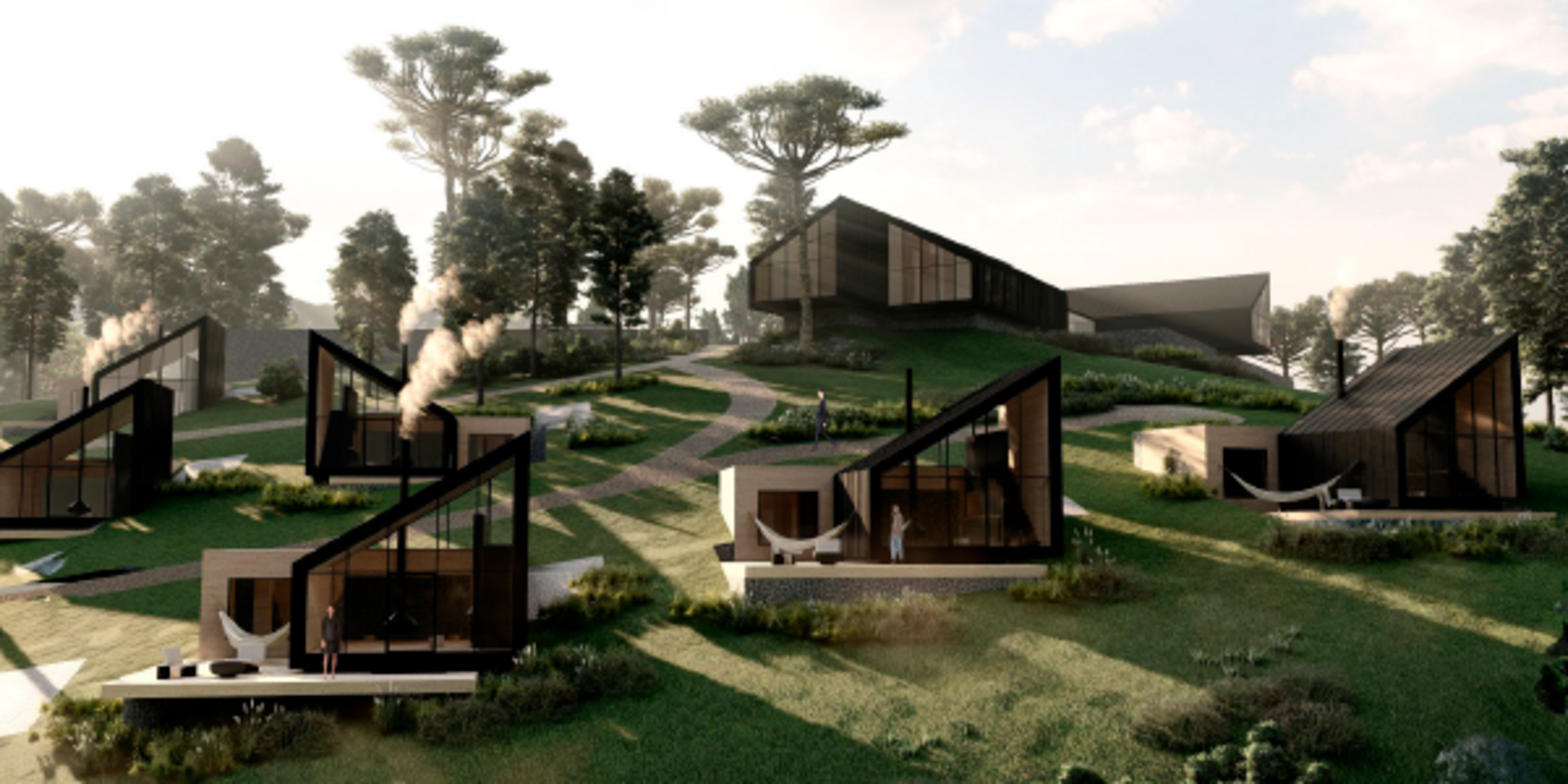 Chalés de natureza projetado em Monte Verde Minas