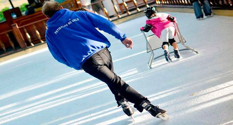 Imagem ilustrativa de patinação do gelo em Monte Verde