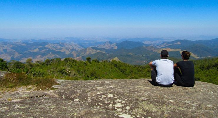 Foto do Platô Monte Verde, uma das trilhas da famosa Suíça Mineira